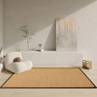 【Urtale】和式布邊劍麻地毯(90x150cm)