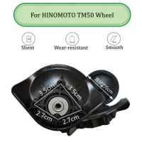 Suitable For HINOMOTO Black Universal Wheel Trolley Case Wheel Replacement Luggage Pulley Sliding Casters wear-resistant Repair