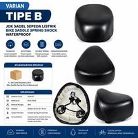 Jok Sepeda Motor Listrik Universal Lebar Empuk Suspensi Per Ganda Noseless Wide Seat Saddle Ergonomi