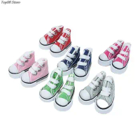 1PC Innovative And Practical 3.5cm Doll Mini Shoes For Russian Doll 1/6 Sneakers Shoes Boots Finger Dance Toy Canvas Shoes