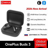 Global Version Oneplus Buds 3 TWS Bluetooth Earphone LHDC 5.0 49dB Active Noise Canceling 44h Battery Life For Oneplus 12
