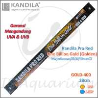 Kandila Pro Red One Billion Gold 400 28cm Lampu Celup Ikan Arowana