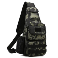 Tactical Backpack Mens Crossbody Custom Sling Bag For Men Waterproof Outdoors Casual Tactical Sling Chest Bag With USB Backpacks