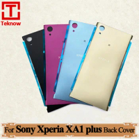 100% Original Battery Cover For Sony Xperia XA1 Plus G3416 G3412 G3426 G3421 G3423 Back Battery Case Door Rear Housing Cover