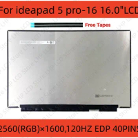 16.0" B160QAN02.H B160QAN02.L MNG007DA1-2 -3 NE160QDM-NY2 NE160QDM-N62 New Laptop LCD Matrix For Ideapad 5 pro-16 100sgrb 2.5k