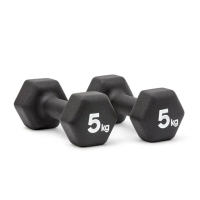 【adidas 愛迪達】六角訓練啞鈴(5kg/2入)