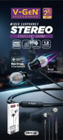 Earphone V-GeN VEP1-46 STEREO WIRED EARPHONES