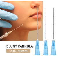 Free Shipiiing Blunt Cannula Sterile Microcannula Small Irrigation 25g 27g High Tougthness Disposable Skin Care Blunt Cannula