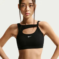NIKE Women Training One Bra Capsule Sport Bra Wanita [IB9927-010] A/XL Black/White
