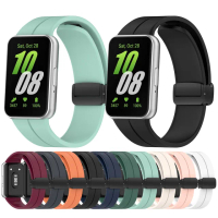 【Allan】SAMSUNG 三星 Galaxy Fit3 智慧手環矽膠錶帶 運動防水錶帶 時尚舒適替換腕帶(母親節禮物)