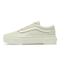 Vans 休閒鞋 V36CF MP CHKY Old Skool CHKY 男女鞋 米白 日本線 厚底 情侶鞋 6748900001