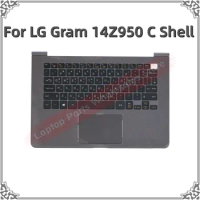 New Original Laptop Keyboard For LG Gram 14Z950 With C Shell Palmrest Touchpad With KR UK Keyboard Case
