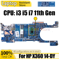 For HP X360 14-DY Laptop Mainboard 203032-2N M45749-601 M74958-601 i3-1125G4 i5-1135G7/1155G7 i7-1195G7 Notebook Motherboard