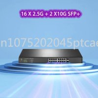16 Port 2.5Gbps RJ45 Switch 2500M UPLink 10G SFP+ LAN Core Switch NAS Ethernet Splitter TL-SH1218 HUB