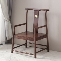 花梨木新式實木茶椅休閑主人椅辦公茶桌椅圈椅圍椅三套