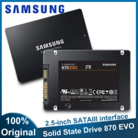 SAMSUNG SATA SSD 870 EVO 2.5''250GB 500GB 1TB 2TB 4TB Internal Solid State Drive High Speed Hard Disk for PC Desktop Laptop SSD