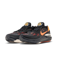 NIKE 籃球鞋 男鞋 運動鞋 包覆 緩震 AIR ZOOM G.T. CUT 2 EP 黑紅橘 DJ6013-004