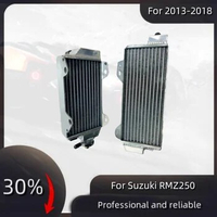 For 2013-2018 Suzuki RMZ250 RMZ 250 Aluminum Radiator Cooler Cooling Coolant 2013 2014 2015 2016 2017 2018