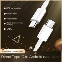 Type-C to micro USB data cable, Android interface, mutual charging and copying charging cable, dac headphone cable with OTG