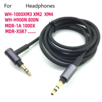 For Sony WH-1000 XM2 XM3 XM4 H900N H800 Headphone 3.5Mm Audio Cable, 1.5M/4.9Ft Long