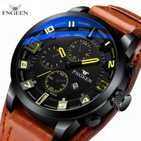 FNGEEN Brand Military Large Dial Men's Watch Male Student Fashion Waterproof Clock Relogio Masculino Reloj Hombre часы мужские