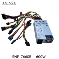 ใหม่ ของแท้ สำหรับ Enhance ENP 7660B 1UFlex 600w PSU 80PLUS Platinum Power Supply พร้อม 2*6+2 ขั้วต่