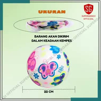 Bola Pelangi warna warni Lampu Led Bola karet Mainan anak