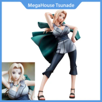 Anime Figure Tsunade Statue Megahouse Naruto Gals Wind Master Model Action Figure Statue Toys Model Collectable Kid Gift