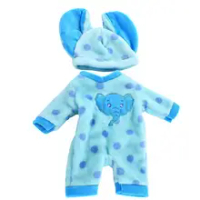 43cm Clothes Pajamas 18inch Clothes Born Baby For Baby Birthday Gift Accessories For Female Body Msd Bjd Dol K4q5
