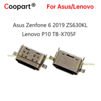 2pcs Original New USB Charging Dock Port Connector for Asus Zenfone 6 2019 ZS630KL Lenovo P10 TB-X705F
