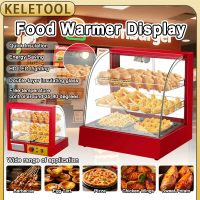 Food Warmer Display Electric Food Warmer Showcase for Restaurant Countertop Use