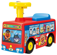 真愛日本 麵包超人 公車 四輪 音樂 滑步車玩具 滑步車 玩具箱 學步車 戶外 玩具 禮物