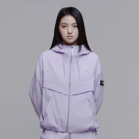 【National Geographic 國家地理】女裝 CYGNUS 平織防風外套 - 紫色(舒適彈性/女外套/防風)