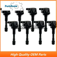 8PCS Front Rear Ignition Coil 30521-RBJ-003 30520-RBJ-003 For Honda FIT JAZZ Freed Acura ILX Insight 1.3 1.5 Hybrid 2012-2016