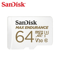 【滿額現折$330 最高3000點回饋】     【SanDisk】Max Endurance microSDXC 64GB 記憶卡【三井3C】