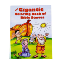 The Gigantic Coloring Book of Bible Stories* Genesis to Revelation * Paperback * Christian  * Chosen