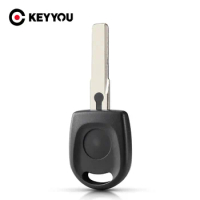 KEYYOU 10PCS Transponder Car Key Chip Shell Case For VW Volkswagen Jetta POLO BORA PASSAT HU66