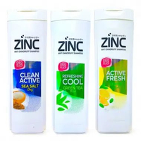 ZINC ANTI DANDRUFF SHAMPOO [1 BOTOL Isi 170ml] - Rawat Kesehatan Kulit Kepala & Rambut Lawan Ketombe