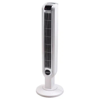ZAOXI Portable 3-Speed Oscillating Tower Fan With Timer And Remote Control, 2510, White