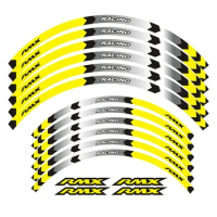 For Suzuki RMZ250 RM Z250 RMZ 250 Z 2004-2021 21" 19" Wheel Hub Motorcycle Accessories Stickers Rim Decal Reflective Stripe Set