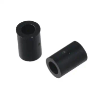 100Pcs 4.2mm/ 0.17 Inch Round Spacer Washer 10mm/ 0.39 Inch 7mm/ 0.28 Inch for 3D Printer TV Round Black Plastic Standoff