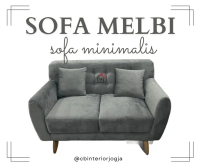 SOFA 2 SEATER SCANDINAVIAN MELBI / SOFA TAMU MODERN / SOFA MINIMALIS / SOFA TAMU / SOFA 2025 / SOFA 