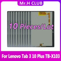 10 Pcs LCD Display Matrix Screen Touch Panel Digitizer Assembly For lenovo Tab 3 10 Plus TB-X103F TB-X103 TB X103F TB X103