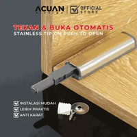 Tip On Push To Open Stainless Pintu Lemari Panjang 12 cm