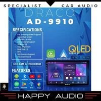 Head Unit Android 9&10 inch AVANTE AD-9910 DRACO RAM 6/128 GB ORI HEAD UNIT ONLY,10 INCH