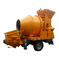 High Efficiency Concrete Mixer Pump Machine for Mixing and Pumping Diesel Concrete Mixers with Pump Concrete Blender Machine