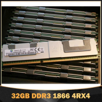 1PCS For IBM X3650 X3500 X3550 X3750 M3 M4 RAM 32G 32GB DDR3 1866 ECC REG 4RX4 Memory High Quality