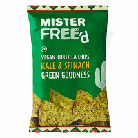 Mister Freed Tortilla Chips With Kale & Spinach,135g