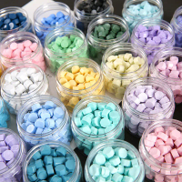 2025 Macaron Octagon 25-Color Non-Matte Fire Wax Beads with Aluminum Lid Box, Approximately 18g, DIY