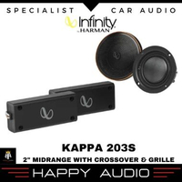 Speaker Midrange 2 Inch INFINITY by HARMAN KAPPA 203S Kappa Series Midrange With Crossover and Grill